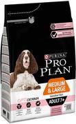 Sucha karma dla psów - Purina Pro Plan Medium/Large Adult 7+ Sensitive Skin Optiderma, łosoś i ryż - 3 kg - miniaturka - grafika 1