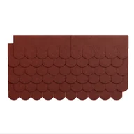 Preparaty bitumiczne - Gont bitumiczny ETA karpiówka 800 czerwony 3 m² Nexler - miniaturka - grafika 1