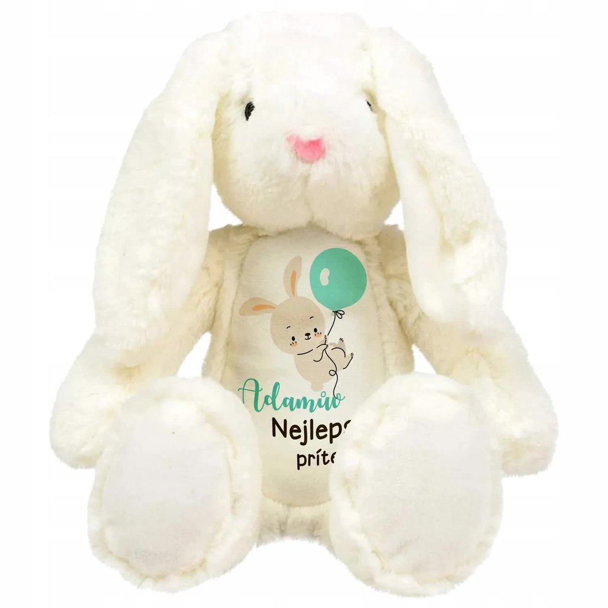 MASKOTKA MIŚ PRZYTULANKA KRÓLIK NA URODZINY NEJLEPŠÍ PŘÍTEL VAŠE JMÉNO WZ