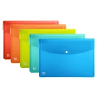 Teczki i skoroszyty - Teczka kopertowa A5 PP Urban przejrzysty (5szt) - miniaturka - grafika 1