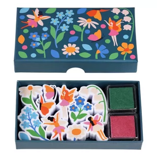 Zestaw ministempli Fairies in the Garden – Rex London - Zabawki kreatywne - miniaturka - grafika 1
