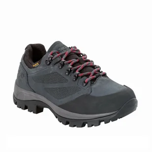 Buty damskie trekkingowe Jack Wolfskin REBELLION TEXAPORE LOW W grey / red - 36 - Buty trekkingowe damskie - miniaturka - grafika 1