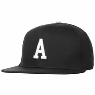 Czapki i chusty sportowe męskie - Czapka Snapback Letter A, czarny, One Size - miniaturka - grafika 1