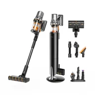 Filtry do odkurzaczy - DEERMA T50W XT STATION Odkurzacz Bezprzewodowy ze Stacją 5 w 1, 290 AW, Zielone Światło 18X, Filtr HEPA13, TÜV Antyplątanie, 100 min Pracy - miniaturka - grafika 1