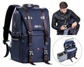 Paski, szelki, uprzęże foto - PLECAK fotograficzny NA APARAT + LAPTOPA SZYBKI DOSTĘP PRO - miniaturka - grafika 1