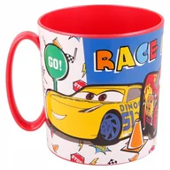 Kubki dla dzieci - AUTA ZYGZAK MCQUEEN kubek do mikrofali z uchem 350 ml - miniaturka - grafika 1