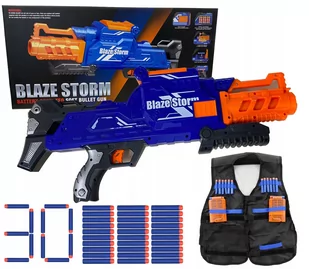 Wyrzutnia Blaze Storm Zmi.Zc7121 + 30 Strzałek Zam. + Kamizelka - Zabawki militarne - miniaturka - grafika 1