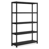 Szafy i regały magazynowe - Abm Sarl ABM sarl stelaż, resine 5, tablet, duża szerokość: 187 x 120 x 40 cm, czarna 705408 - miniaturka - grafika 1