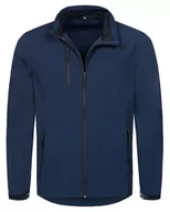 Kurtki męskie - Kurtka Przeciwdeszczowa Softshell, Granatowa, Wiatroszczelna, Turystyczna, Sportowa - Stedman - miniaturka - grafika 1