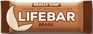 Lifefood BATON Z ORZECHAMI BRAZYLIJSKIMI RAW BEZGLUTENOWY BIO 47 g - Batoniki - miniaturka - grafika 1