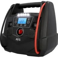Akcesoria motoryzacyjne - AEG Automotive AEG przenośna stacja energetyczna 12 V, urządzenie ułatwiające rozruch samochodu, stacja zasilająca z kompresorem powietrza, przetwornik napięcia 220 V, gniazdko, z 4 USB 10832 - miniaturka - grafika 1