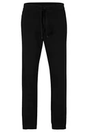 Spodnie męskie - HUGO Spodnie męskie płaskie, czarny (Black1), 36W / 34L - miniaturka - grafika 1