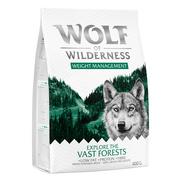 Sucha karma dla psów - Pakiet próbny Wolf of Wilderness - bez zbóż - "Explore The Vast Forests" - Weight Management, 400 g - miniaturka - grafika 1