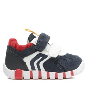 Sneakersy Geox B Iupidoo Boy B3555D 02214 C0735 Granatowy - Buty dla chłopców - miniaturka - grafika 1