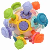 Grzechotki dla dzieci - Grzechotka sensoryczna Kosmiczna kula / Bocioland - miniaturka - grafika 1