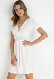 Biała Sukienka Coryle - Sukienki - miniaturka - grafika 1