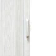 Drzwi wewnętrzne - Drzwi harmonijkowe 004-04-90 biały dąb 90 cm - miniaturka - grafika 1