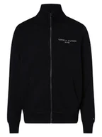 Bluzy męskie - Tommy Hilfiger Męska bluza rozpinana Mężczyźni niebieski jednolity, S - miniaturka - grafika 1