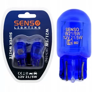 Senso W21/5W 12V Super White - Żarówki samochodowe - miniaturka - grafika 1