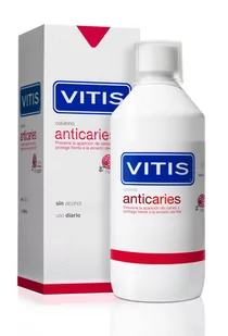 Dentaid Bałtycki Instytut Stomatologii Sp. z o.o VITIS ANTICARES, płyn do płukania 500 ml - Płyny do płukania jamy ustnej - miniaturka - grafika 1