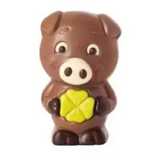 CZEKOLADOWA ŚWINKA Z KONICZYNKĄ 50G - Czekolada - miniaturka - grafika 1