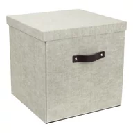 Pudła i pojemniki do przechowywania - Beżowe pudełko Bigso Box of Sweden Logan - miniaturka - grafika 1