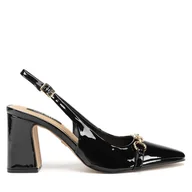Sandały damskie - Sandały Nine West PD0023-01 Czarny - miniaturka - grafika 1