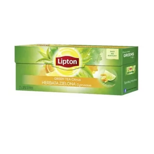 Herbata LIPTON Green Tea Citrus 25szt. - Herbata - miniaturka - grafika 1