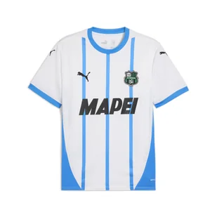 Męska koszulka wyjazdowa US Sassuolo Calcio 24/25 PUMA White Ignite Blue - Koszulki sportowe męskie - miniaturka - grafika 1