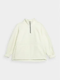 Outhorn Polar OTHAW23TFLEM133 Écru Regular Fit - Bluzy męskie - miniaturka - grafika 1