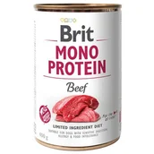 Mokra karma dla psów - Brit Mono Protein Beef puszka 400g - miniaturka - grafika 1