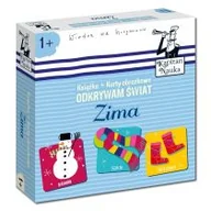 Gry karciane - Kapitan Nauka. Odkrywam świat Zima 1+ (Książeczka + karty obrazkowe) - miniaturka - grafika 1
