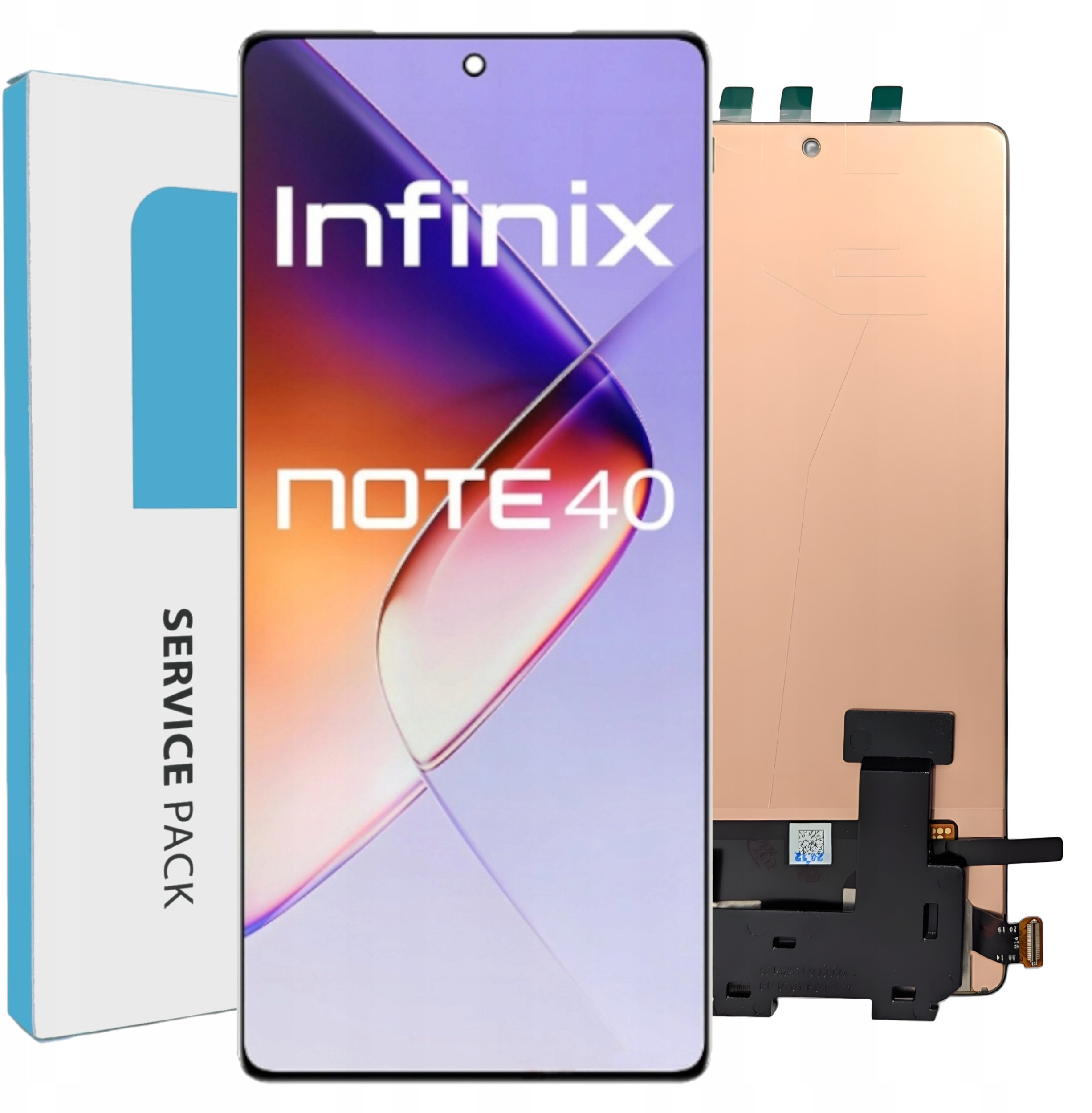 Wyświetlacz do Infinix Note 40 4G Ekran LCD Oryginał Zila X6853 5904858339723
