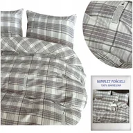 Pościel - Pościel 160x200 3 części satyna bawełniana AIDA komplet 2x poszewka - miniaturka - grafika 1