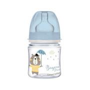 Butelki dla niemowląt - Helbo Butelka szeroka antykolkowa 120ml PP Easy Start Bonjour - miniaturka - grafika 1