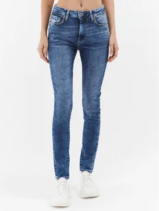 Pepe Jeans Jeansy Regent PL204171 Niebieski Skinny Fit - Spodnie damskie - miniaturka - grafika 1