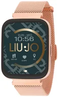Smartwatch - LIU JO SWLJ084 Voice Slim Różowe Złoto - miniaturka - grafika 1