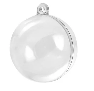 Bombka Akrylowa 10 Cm - Kula Plastikowa Decoupag - Decoupage - miniaturka - grafika 1