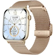 Smartwatch - Zegarek Smartwatch Damski Hagen HB34.110.1410 różowe złoto - miniaturka - grafika 1