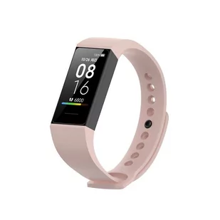 Opaska Pasek Bransoleta Smooth Xiaomi Mi Band 4C Pudrowa - Akcesoria do smartwatchy - miniaturka - grafika 1