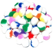 Dekoratorstwo - Brewis Pompony 25 mm POM09 mix 2-kolorowy - miniaturka - grafika 1