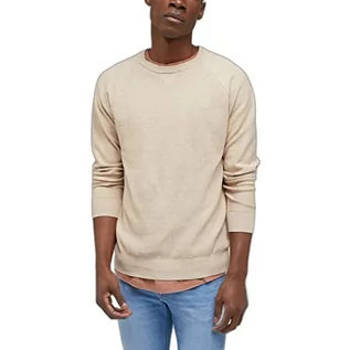 Bluzy męskie - Lee Męska bluza Raglan Crew Knit Sweater, cyder, XL, Cider, XL - grafika 1