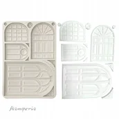 Akcesoria i części do ekspresów do kawy - Stamperia Foremka silikonowa A5 Masquerade Windows (KACMA554) - miniaturka - grafika 1