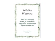 Wesele i ślub - Etykiety personalizowane na butelkę z Wódką Weselną - 9 szt. - miniaturka - grafika 1