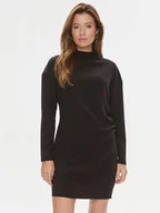 Sukienki - Calvin Klein Sukienka codzienna K20K206110 Czarny Regular Fit - miniaturka - grafika 1