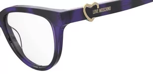 Okulary korekcyjne Love Moschino MOL609 HKZ - Okulary korekcyjne, oprawki, szkła - miniaturka - grafika 4