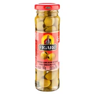 Warzywa w marynacie - Figaro OLIWKI ZIELONE DRYLOWANE 142G/70G - miniaturka - grafika 1