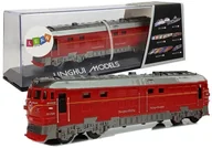 Pociągi dla dzieci - Pociąg Lokomotywa Pendolino z Napędem Światła i Dźwięk Czerwony LEAN Toys - miniaturka - grafika 1