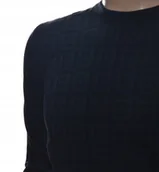 Swetry męskie - Sweter męski z kaszmiru i wełny merynosów XL - miniaturka - grafika 1