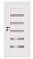 Drzwi wewnętrzne - Dre Drzwi Wewnętrzne Z Szybą Fosca 1 Okleina Biała Mat - miniaturka - grafika 1